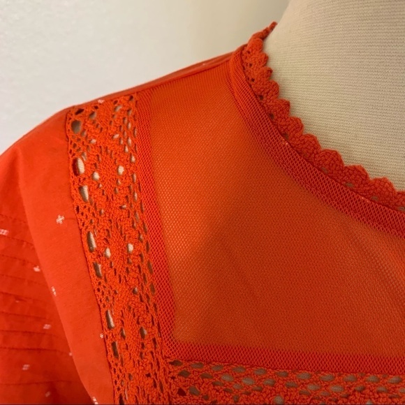 Ella Moss Lyra Puffed Pintucked Woven Blouse - Picture 7 of 15